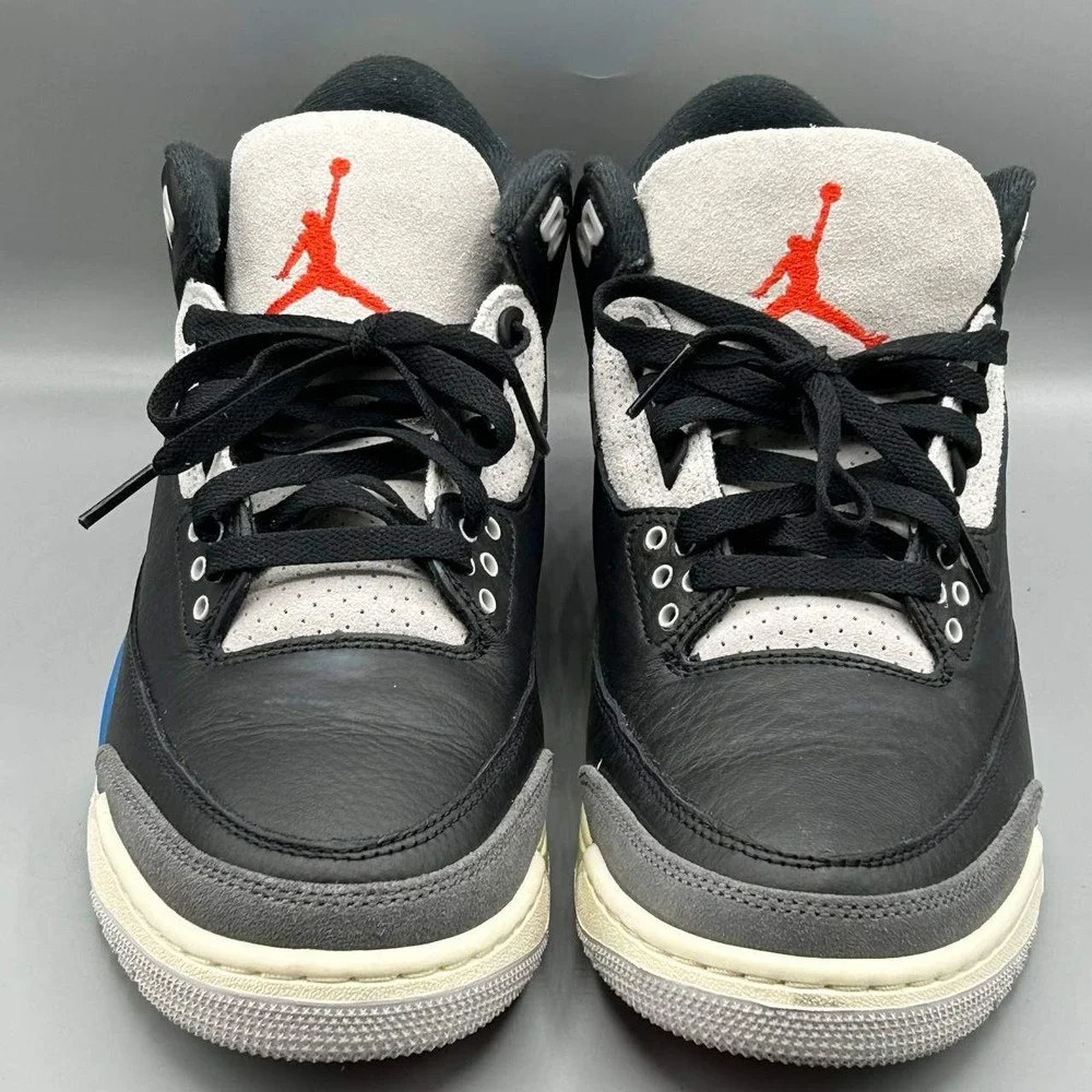 Nike Air Jordan 3 Retro Rare Air Shoes Men Size 8.5 Black Chile Red‎ IB8967-004